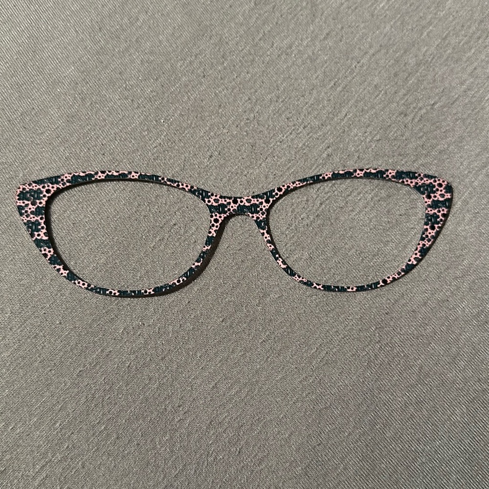 AC/DC rock band‎ Eyeglass toppers for Pair Eyewear Ella frames print pattern